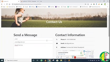 30 - Sending User Message to Database | Dynamic website development PHP & SQL tutorials 2020