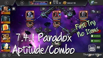 Act 7.4.1 paradox aptitude & combo (havok path) mcoc first try one shot no items cuz I’m good.