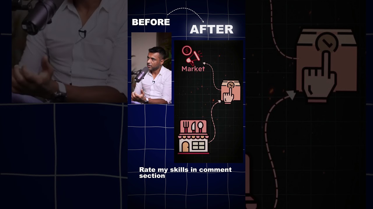 Before vs After @ranveerallahbadia @zomato #zomato