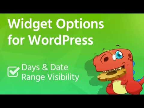 Show or Hide WordPress Widgets per Days or Date Range