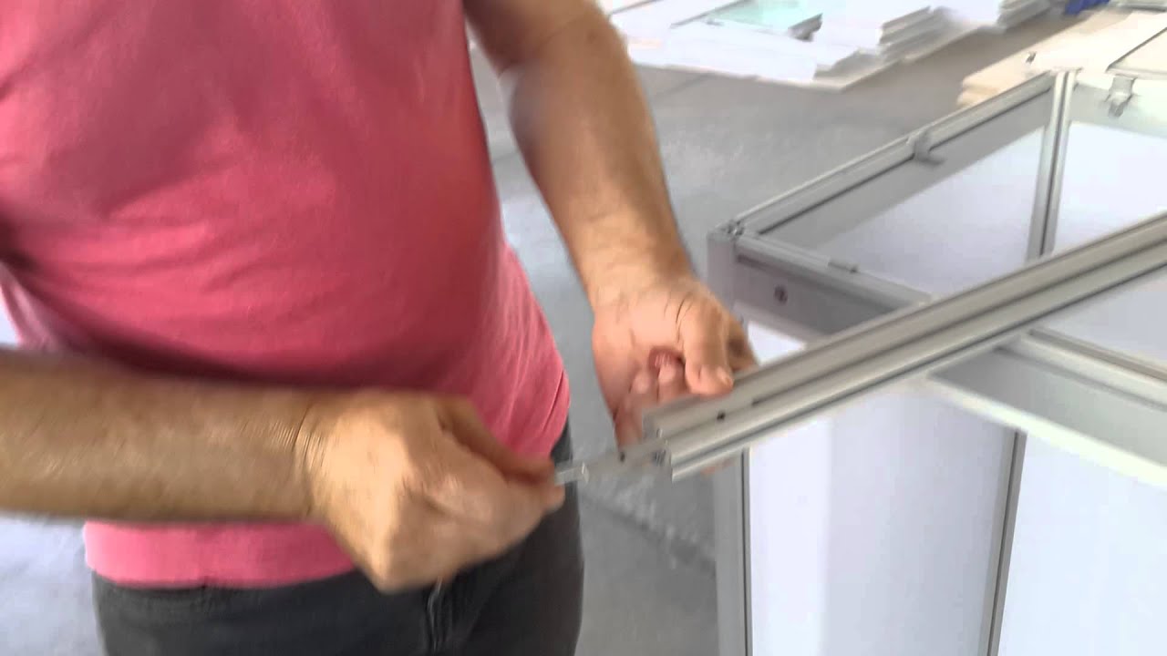 AC DC Dynamics Mall activation stand build up counter - YouTube