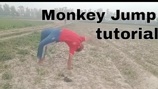 How to do monkey Jump. Macaco flip tutorial.