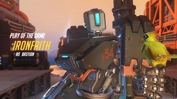 Overwatch POTG - Bastion - Watchpoint Gibraltar - 06 07 2016