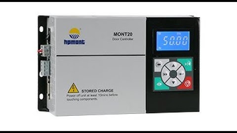 #HPmont #doordrive #vfd  #elevator  Hpmont door drive set up parameters