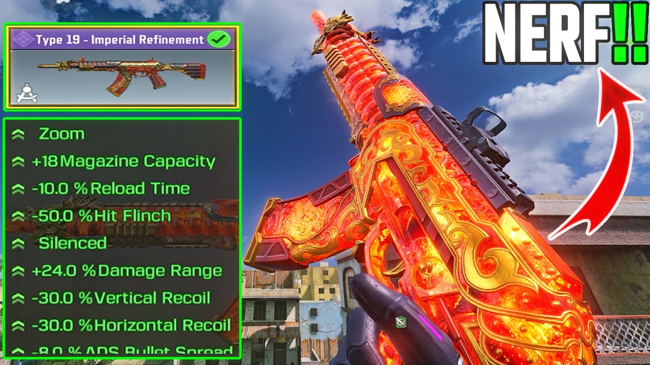 NERF TYPE 19 Gunsmith Give Aimbot!! TYPE 19 Gunsmith Are Meta in COD Mobile [TRY THIS]