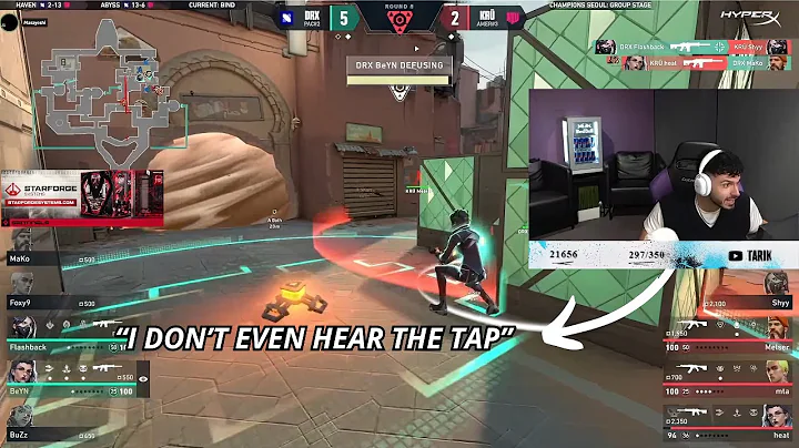 TARIK REACTS A CRAZY NINJA DEFUSE BY DRX BEYN | VCT CHAMPIONS 2024