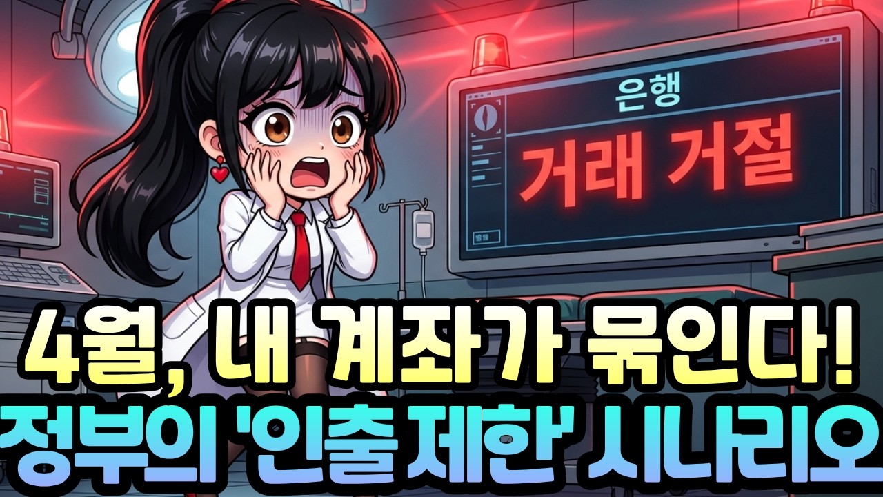 지금 당장 은행에서 '이 돈'부터 빼세요! (2026년 4월의 공포)