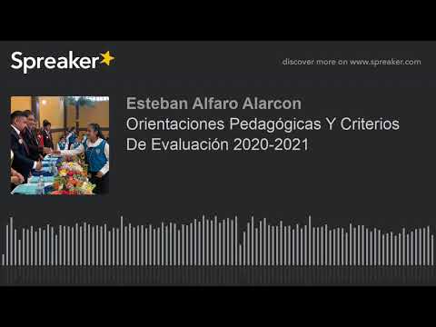 Orientaciones Pedagógicas Y