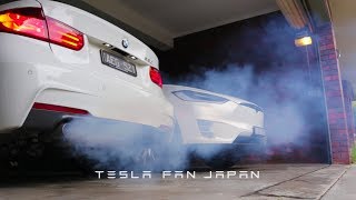 ガソリン車は臭いらしい