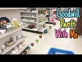 goodwill thrift with me | I found the weirdest thing | thrifting vintage home decor