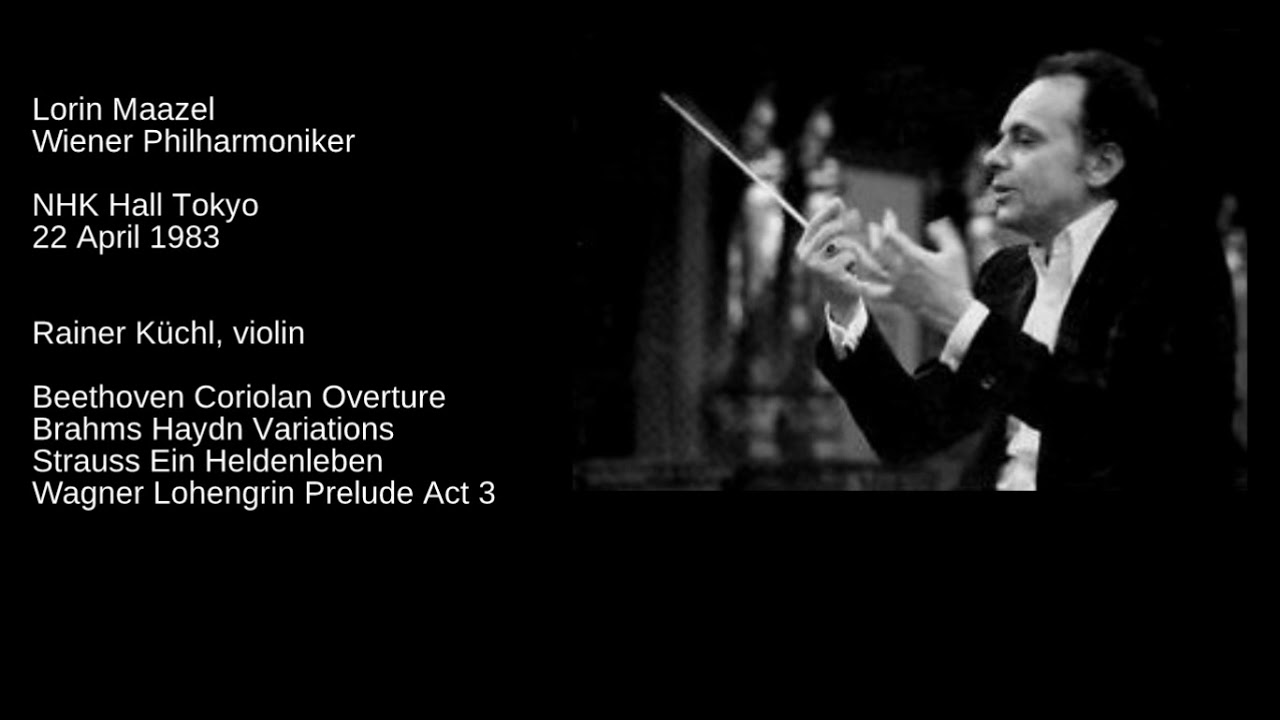 Beethoven Brahms Strauss Maazel WPh 1983