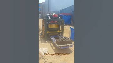 qt4-25 automatic cement concrete hollow block making machine in LOAS