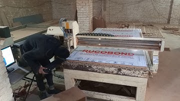 CNC machine working on cladding Faisalabad 03067858028