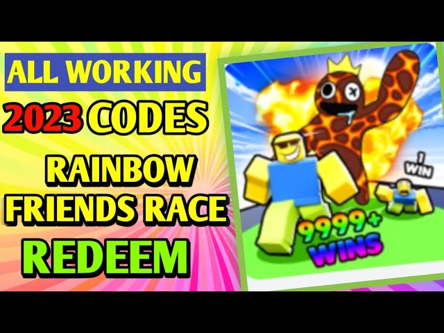 CYAN 🌈] Rainbow Friends Race - Roblox