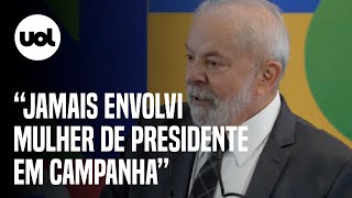 Lula critica ataques a Janja em campanha e chama Bolsonaro de Mandacaru