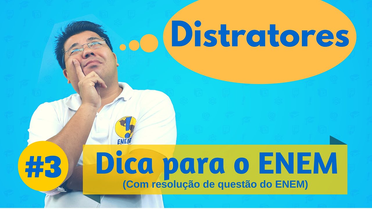 O que são os distratores do ENEM? Veja através da resolução de uma ...