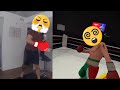 REAL HEAVYWEIGHT BOXER vs VR BOXING GAME Thrill of the fight