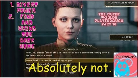 Divert Power and Find Zoe in the Emerald Vale Region - The Outer Worlds Playthrough - Part 10