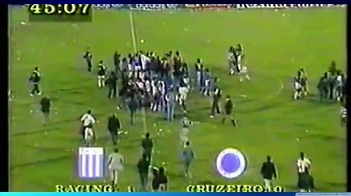 Melhores Momentos Racing (argentina) 1 x 0 Cruzeiro Final da Supercopa de 92