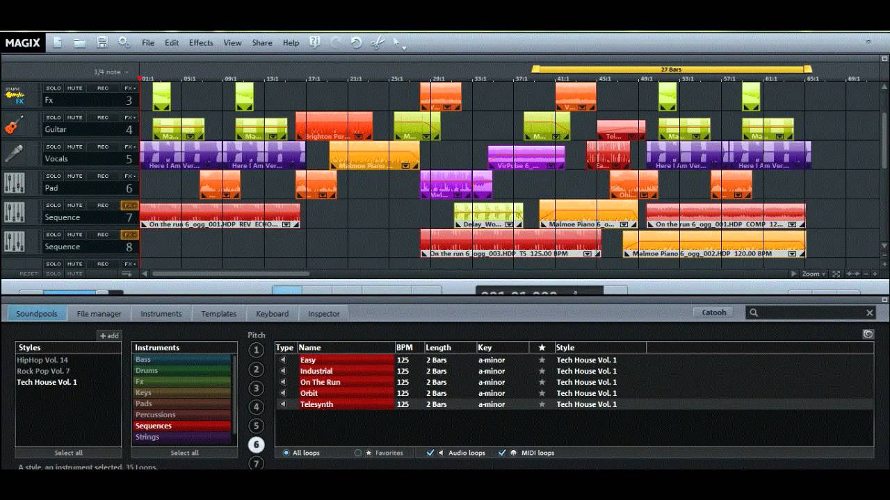 New MAGIX Music Maker 2013 Electro Trance techno Dance YouTube