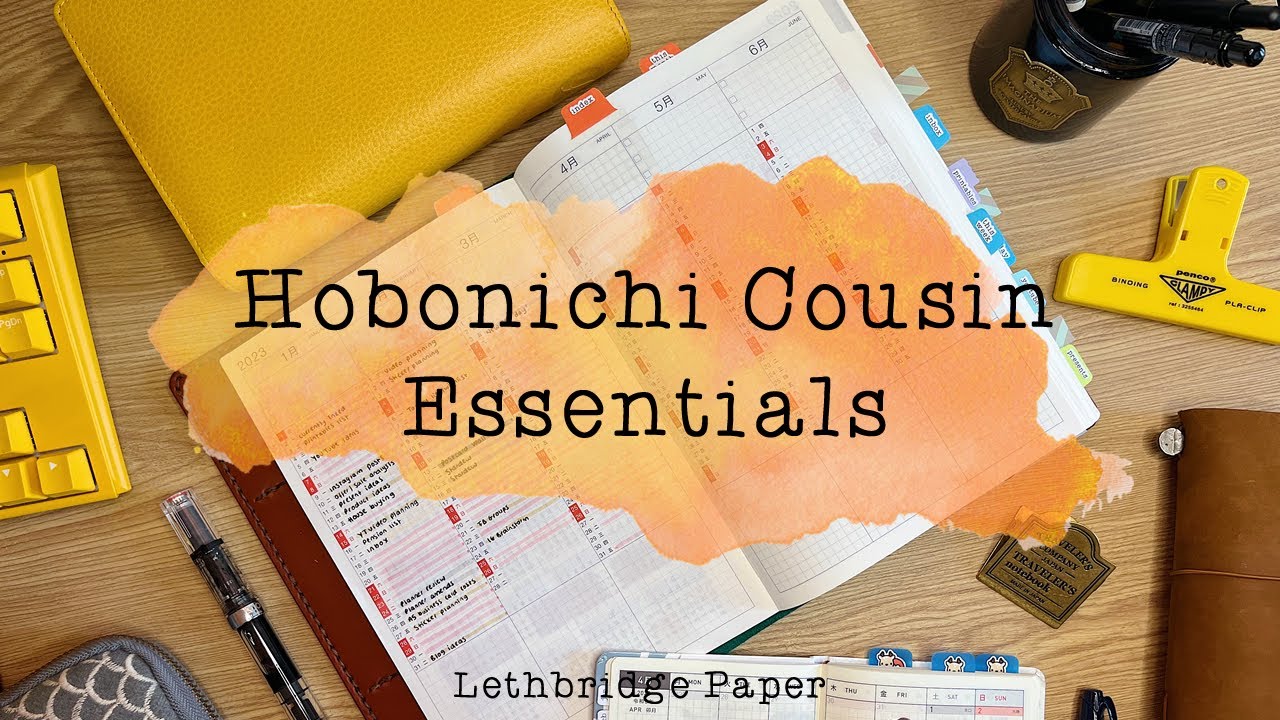 Hobonichi Cousin Essential Accessories to Set Up Your Planner 