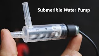 DIY Aquarium with Submersible Water Pump DIY
