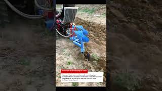 Mini Hydraulic Reversible Plough | Small Tractor Land Tillage Machine Working