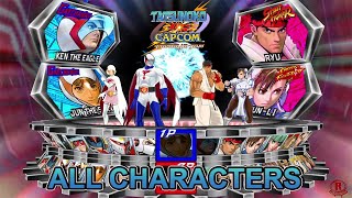 Tatsunoko vs. Capcom: Ultimate AllStars  All Characters & Stages + Intros & Unlocks