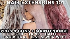 EVERYTHING YOU NEED TO KNOW ABOUT HAIR EXTENSIONS  | 5 TYPES + BRANDS I LIKE & DISLIKE