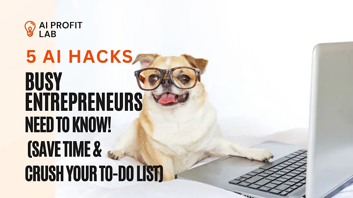 5 AI HACKS Busy Entrepreneurs NEED to Know! (Save Time & CRUSH Your To-Do List) *FREE Tools Included