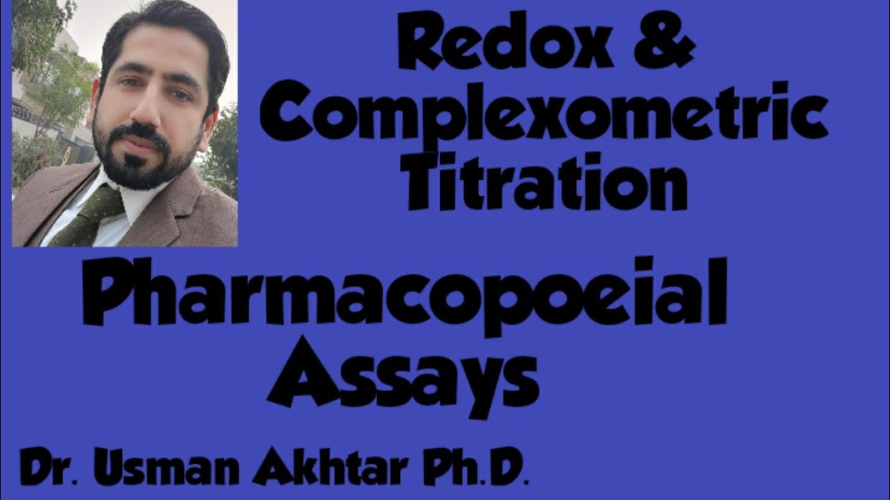 Redox & Complexometric Titration Pharmaceutical Titrations
