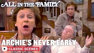 Edith Thought Archie Wasn't Home Yet (ft Jean Stapleton) | All In The Family Resimi