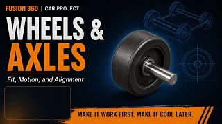 Design Your Dream Car — Wheels &amp; Axles | CAD 101 - Fusion 360 Ep 3