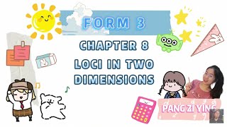 KSSM Math F3 C8: Loci in Two Dimensions 中文讲解
