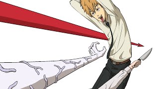 Denji zero two dodging meme