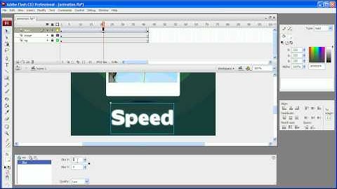 Motion blur in Flash CS3