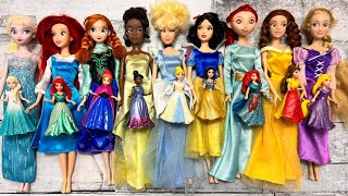Elsa Doll Dress Transformation ~ DIY Miniature Ideas for Barbie~ Wig, Dress, Faceup, and More!