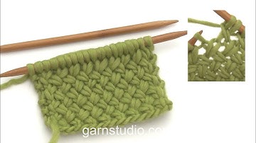 How to knit the basket weave stitch