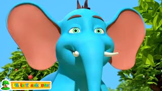 happy elephant looking for a friend nursery rhyme and baby song by little treehouse