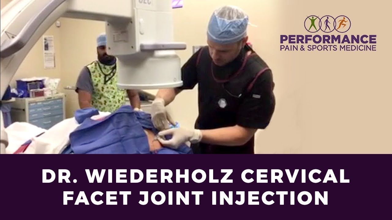 Dr. Wiederholz cervical facet joint injection YouTube