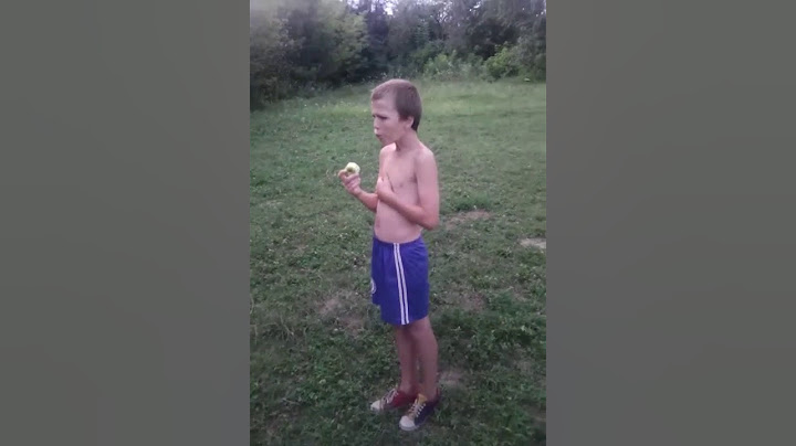 Фокус с яблоком!!