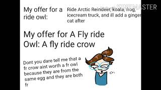 My offer for an owl in adopt me-
