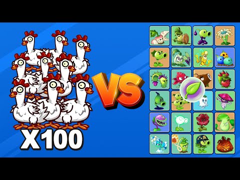 100 GALLINAS ZOMBIS