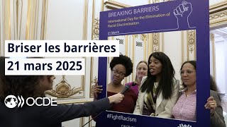Briser les barrières : Promouvoir léquité raciale à lOCDE
La Journée internationale pour lélimination de la discrimination raciale est un appel mondial à laction pour combattre la discrimination raciale et promouvoir légalité, la dignité et la justice sociale pour tous.
La diversité est une force et la discrimination doit être combattue par tous. Le Dialogue sur linclusion, la diversité culturelle et léquité (DICE), un réseau dirigé par le personnel de lOCDE qui promeut linclusion des minorités ethniques, a célébré la Journée internationale pour lélimination de la discrimination raciale le 21 mars 2025. La diversité et linclusion sont au cœur des travaux de lOCDE, nous poussant à mettre en place de meilleures politiques pour de meilleures vies.
Cette vidéo porte les voix de Jocelene Bonneau, fondatrice de DICE, Mathias Cormann, secrétaire général de lOCDE, Mariagrazia Squicciarini, Michaela Moua, représentante de lUNESCO et de lUE, ainsi que dautres acteurs clés de la lutte contre le racisme (El Iza Mohamedou, Marie-Anne Valfort, Stefano Scarpetta, Dafna Feinholz, Luis Fernando Medina Sierra, Seumboy).
Grâce à des projections de films, des discussions en direct et des avis dexperts, lévénement a réaffirmé un engagement collectif : transformer la prise de conscience en action et construire des sociétés plus inclusives et plus équitables.
Regardez comment lOCDE sengage activement dans le démantèlement des barrières systémiques.
👉 Découvrez le dernier rapport de lOCDE (en anglais) : https://www.oecd.org/en/publications/monitoring-and-assessing-the-impact-of-national-action-plans-against-racism_13e32676-en.html
📽️ Video in English: https://youtu.be/0HvQIgeb7i0
#ocde #DICE #Inclusion #Diversité #Equité #AntiRacisme #droitsdelhomme #justicesociale #breakingbarriers
QUI NOUS SOMMES
L’Organisation de coopération et de développement économiques (OCDE) est une organisation internationale fondée en 1960 qui œuvre pour la mise en place de politiques meilleures pour une vie meilleure. Notre objectif est de promouvoir des politiques publiques qui favorisent la prospérité, l’égalité des chances et le bien-être pour tous. Nous travaillons en étroite collaboration avec les représentants des administrations, les responsables de laction publique et tous ceux qui influent sur la sphère publique, ainsi que les citoyens. Nous établissons des normes internationales et proposons des solutions fondées sur des données factuelles en réponse aux défis sociaux, économiques et environnementaux de notre temps. Quil sagisse daméliorer les performances économiques, de créer des emplois, de promouvoir une éducation solide ou de lutter contre lévasion fiscale internationale, nous offrons un forum d’échange de connaissances et un centre d’expertise uniques. Nous fournissons des données, analyses et conseils sur les politiques publiques et établissons des normes internationales, tout en facilitant le partage d’expériences et de bonnes pratiques entre les pays et les acteurs du changement. #ocde
Pour en savoir plus sur l’OCDE et ses travaux, consultez https://www.oecd.org/fr Briser les barrières : Promouvoir léquité raciale à lOCDE