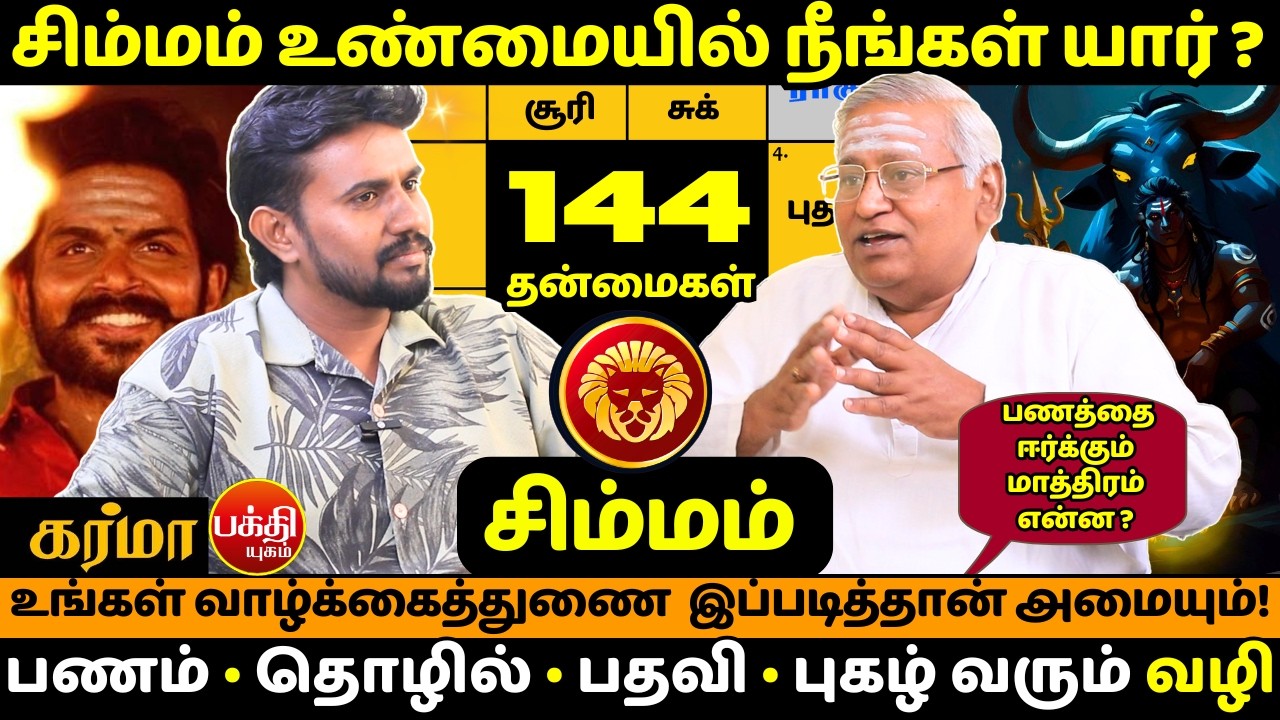 சிம்மம் உண்மையில் நீங்கள் யார் ? | rasipalan | Jothidam | BAKTHI YUGAM |Simmam | Simmarasi |