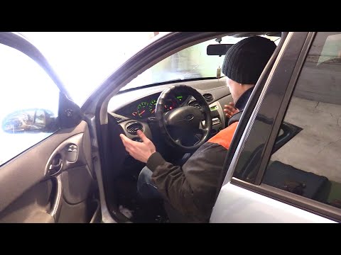 Снятие и установка нижней опоры кпп Форд Фокус 1 седан, замена подушки кпп Форд Фокус 1