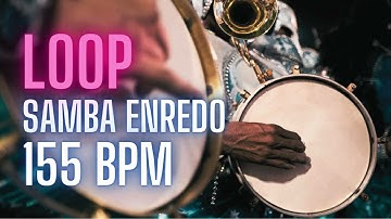 BRAZILIAN PERCUSSION - SAMBA ENREDO - ESCOLA DE SAMBA - CARNAVAL - 155 BPM #samba #carnaval #drums