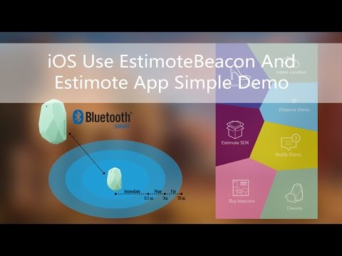 iOS Use Estimote iBeacon And Estimote App Simple Demo