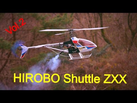 HIROBO Shuttle ZXX Nitro Helicopter RC Vol.2 - YouTube