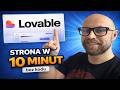 Zbudowałem STRONĘ W 10 Minut Bez Jednej Linijki Kodu Lovable AI